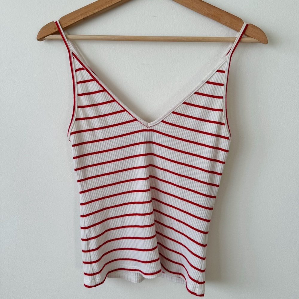 Reformation Riley Ribbed Tank Top